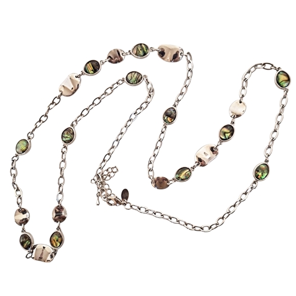 Lia Sophia Silver and Gold Necklace with Pearls - Picture 1 of 10